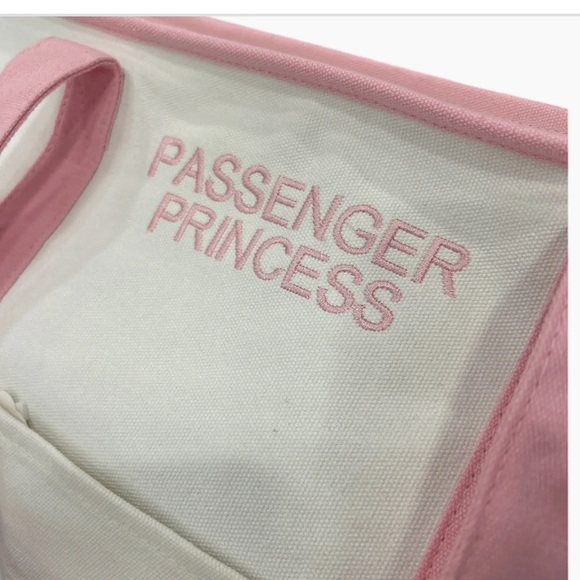 Passenger Princess Pink and White Tote Bag - Picture 3 of 3
